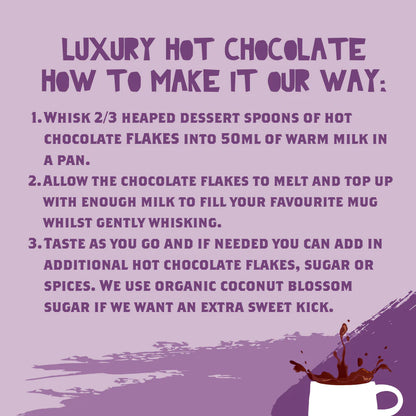 Raw Chocolate Company Luxury M*lk Hot Chocolate | 200g