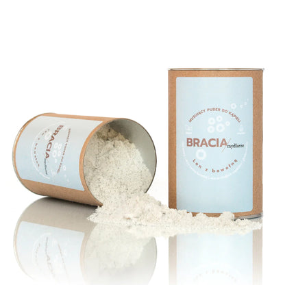 BRACIA MYDLARZE Sparkling Bath Powder LINEN WITH COTTON | 300g