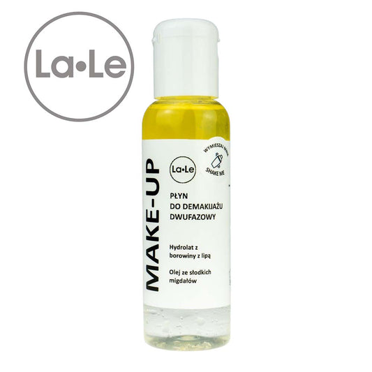 La-Le  Make-Up Remover – Two-Phase - Peloid and Linden Hydrolate and Sweet Almond Oil | 100ml Best Before 29.08.2023